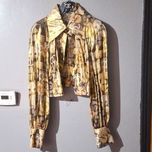 Chanel gold shirt